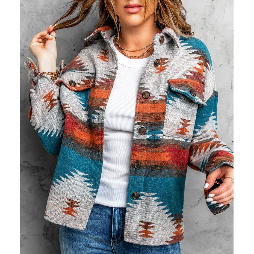 Aztec Shirt Jacket